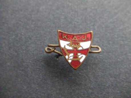 K.A.J. Katholieke Arbeiders Jeugd speld-broche